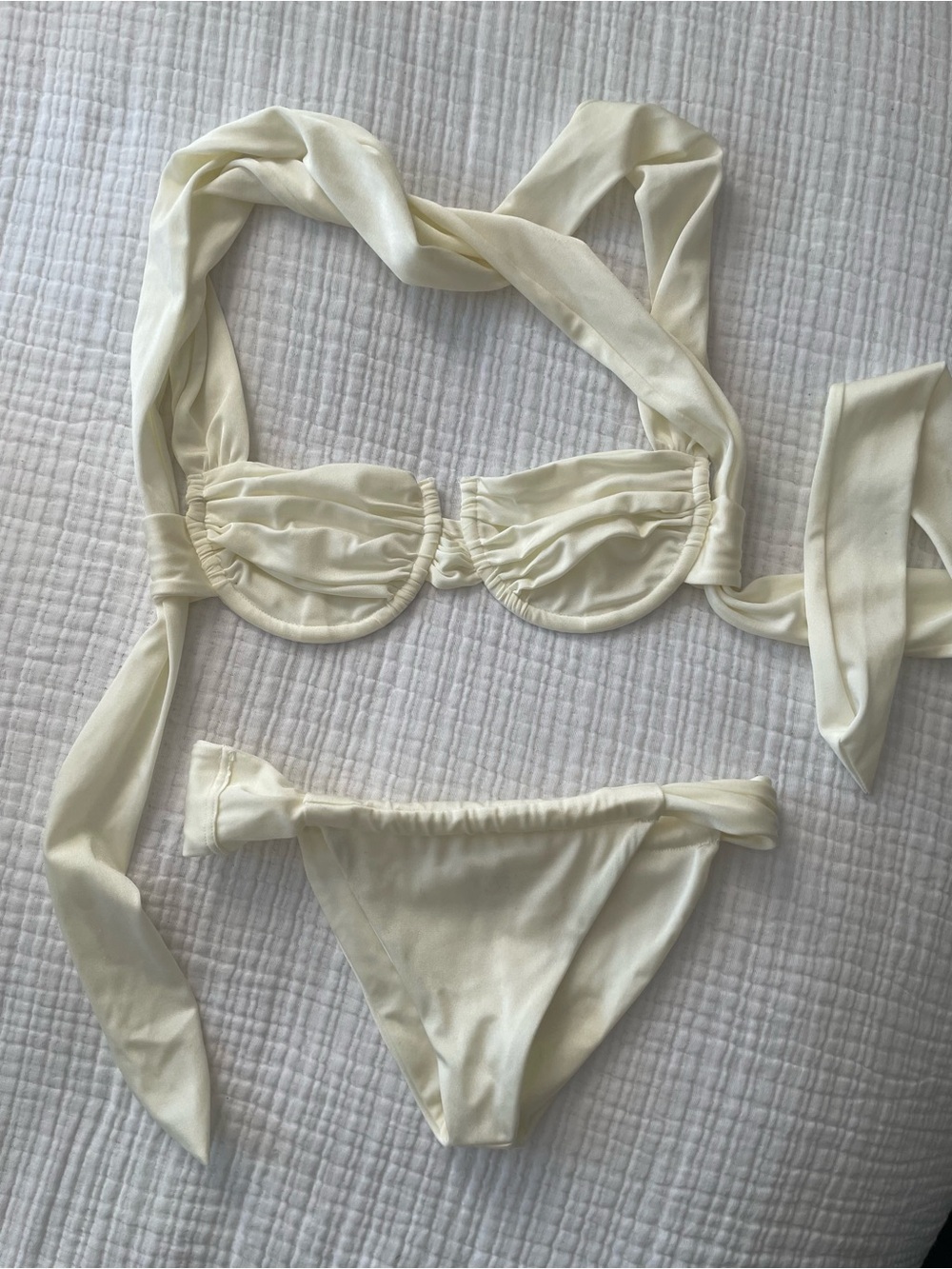 Inamorata Luciana Ivory Bikini Set - Picture 2 of 9
